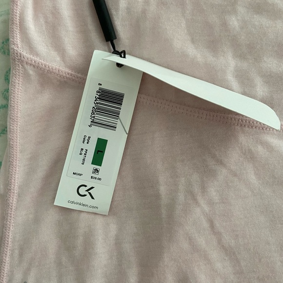 NWT Calvin Klein Performance Pink Tank - Picture 5 of 5
